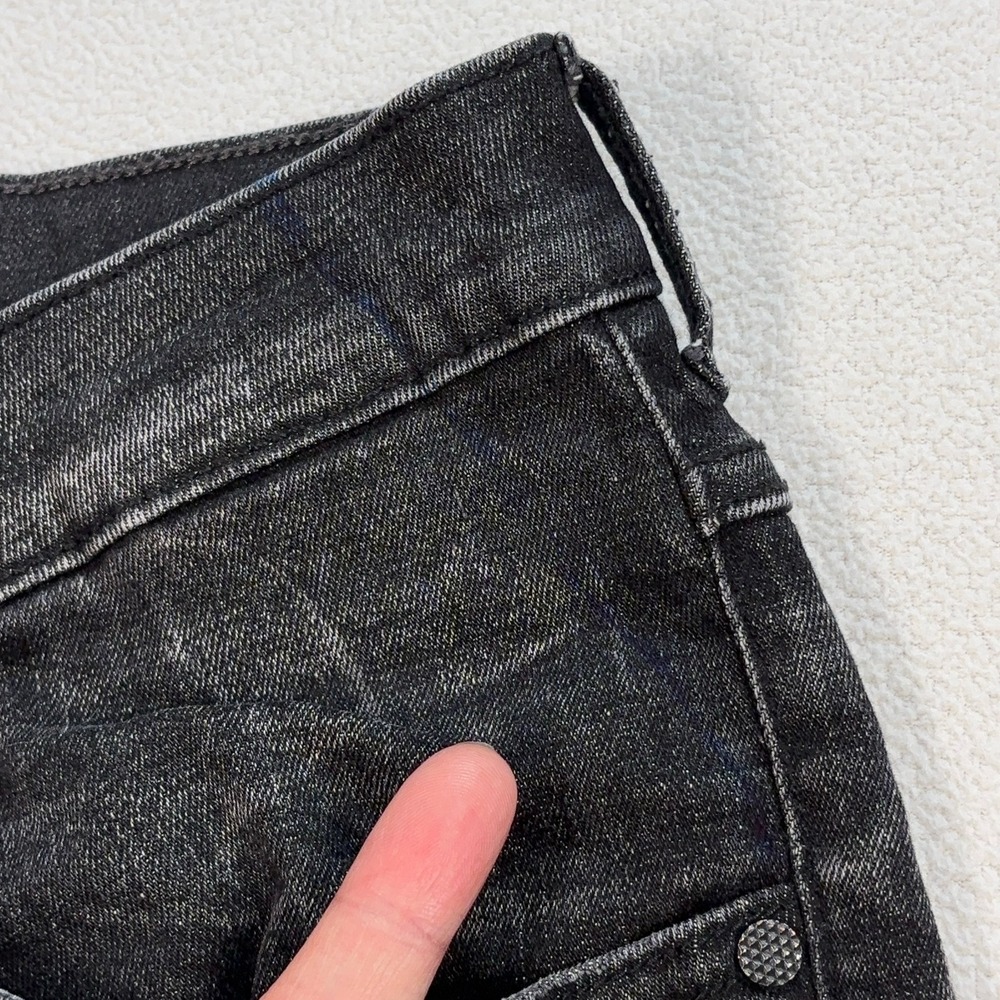 Wrangler Bryson Jeans Men's 36x29* Faded Black Distressed Tapered Stretch Denim - Picture 11 of 16